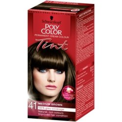 Schwarzkopf Poly Color - Permanent Cream Colour  "Medium Brown 41"
