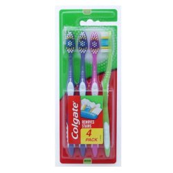 Colgate  Voksen Tandbørste Premium 4 pk   "Medium"