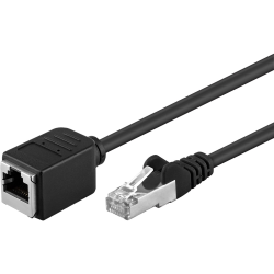 Cat 5e F/UTP - Forlænger Kabel - Sort - 5 m