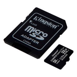 Micro SDHC Kort 32GB V10 A1 m/adapter (UHS-I) Kingston