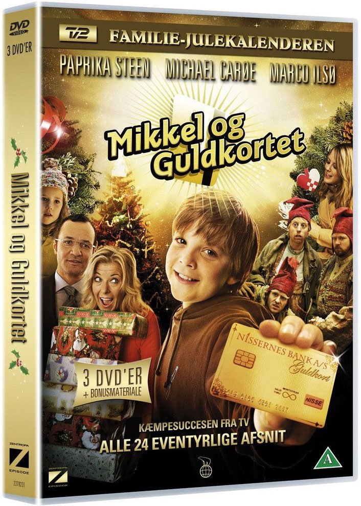 ulykke Zoologisk have skat Mikkel Og Guldkortet "DVD" ( TV2 Julekalender 2008 ) - Kiosken Rødbyhavn