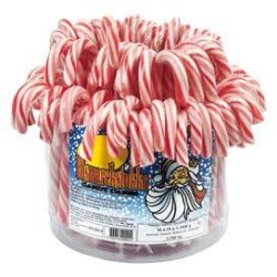 Julestokke Rød/Hvid  25 gr