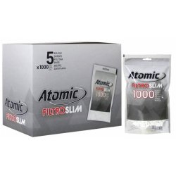 Atomfilterpose - 6mm Slank 1000 stk