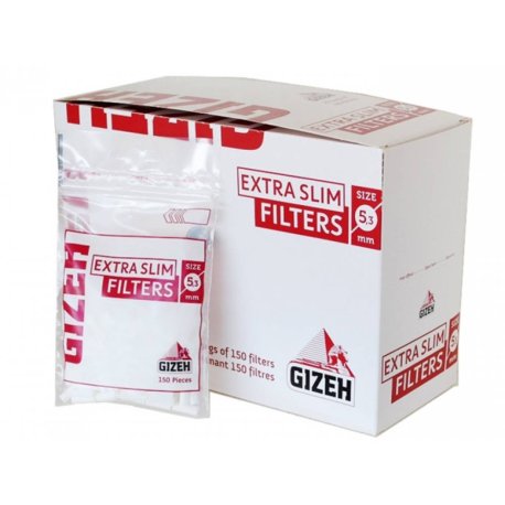 GIZEH Filtre - Ekstra Slanke  5 mm 150 stk