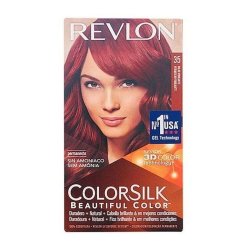 Farve uden Ammoniak Colorsilk "Revlon Livlig Rød"  35